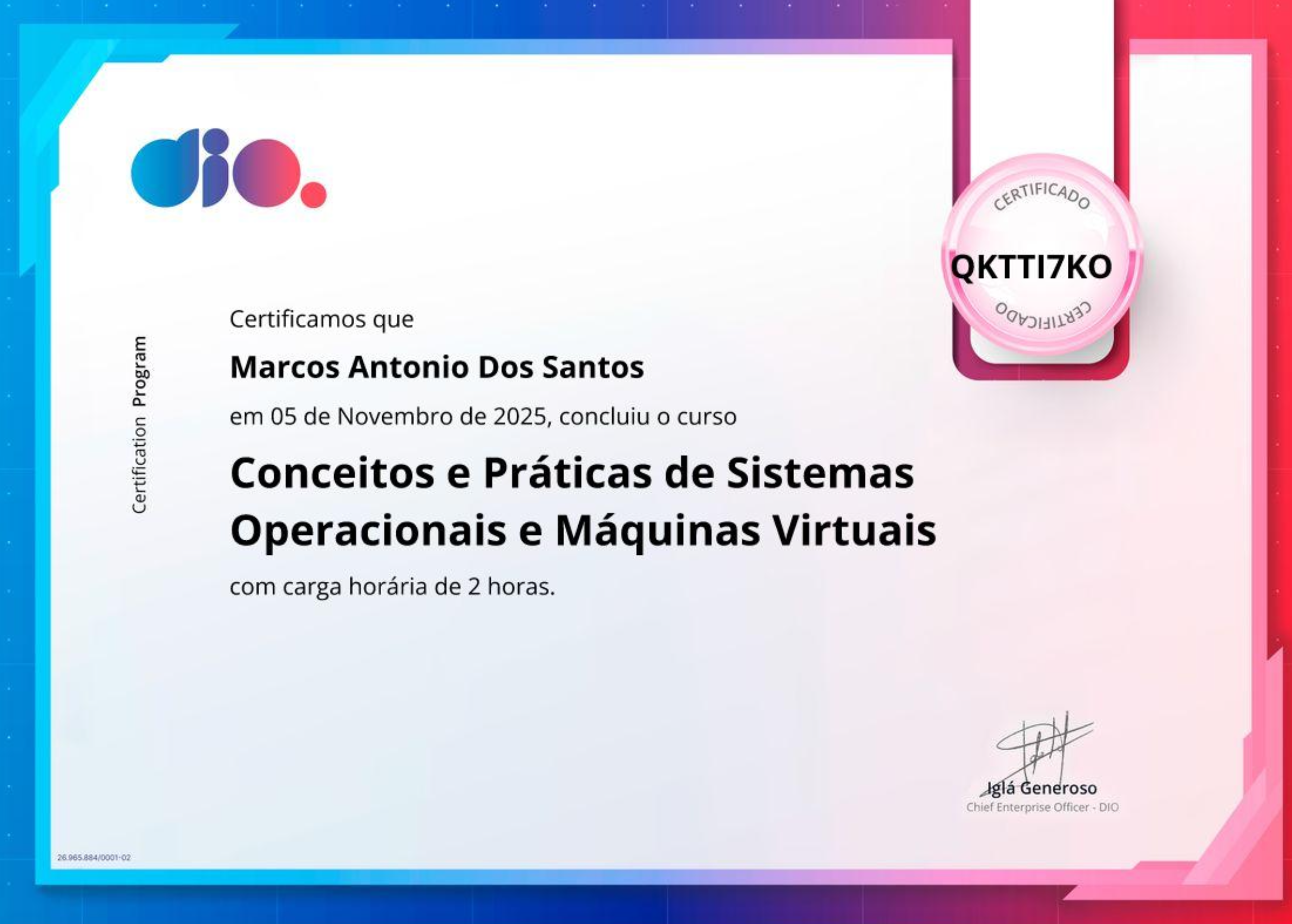 Certificado