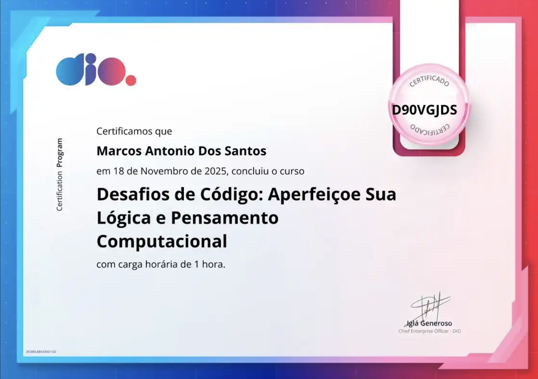 Certificado